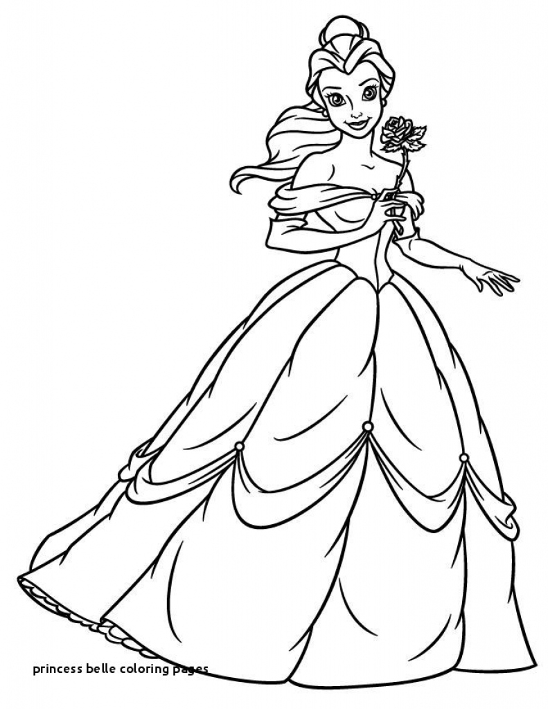 Disney Princess Belle Drawing At Explore Collection Of Disney Princess 