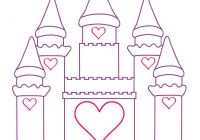 200x140 disney castle coloring pages lovely disneyland drawing - Disney Princess Castle Drawing