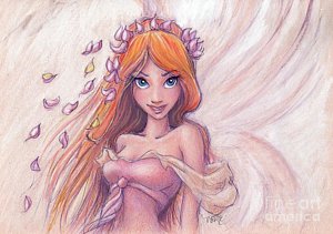 300x211 Disney Princess Drawings Fine Art America - Disney Princess Drawing