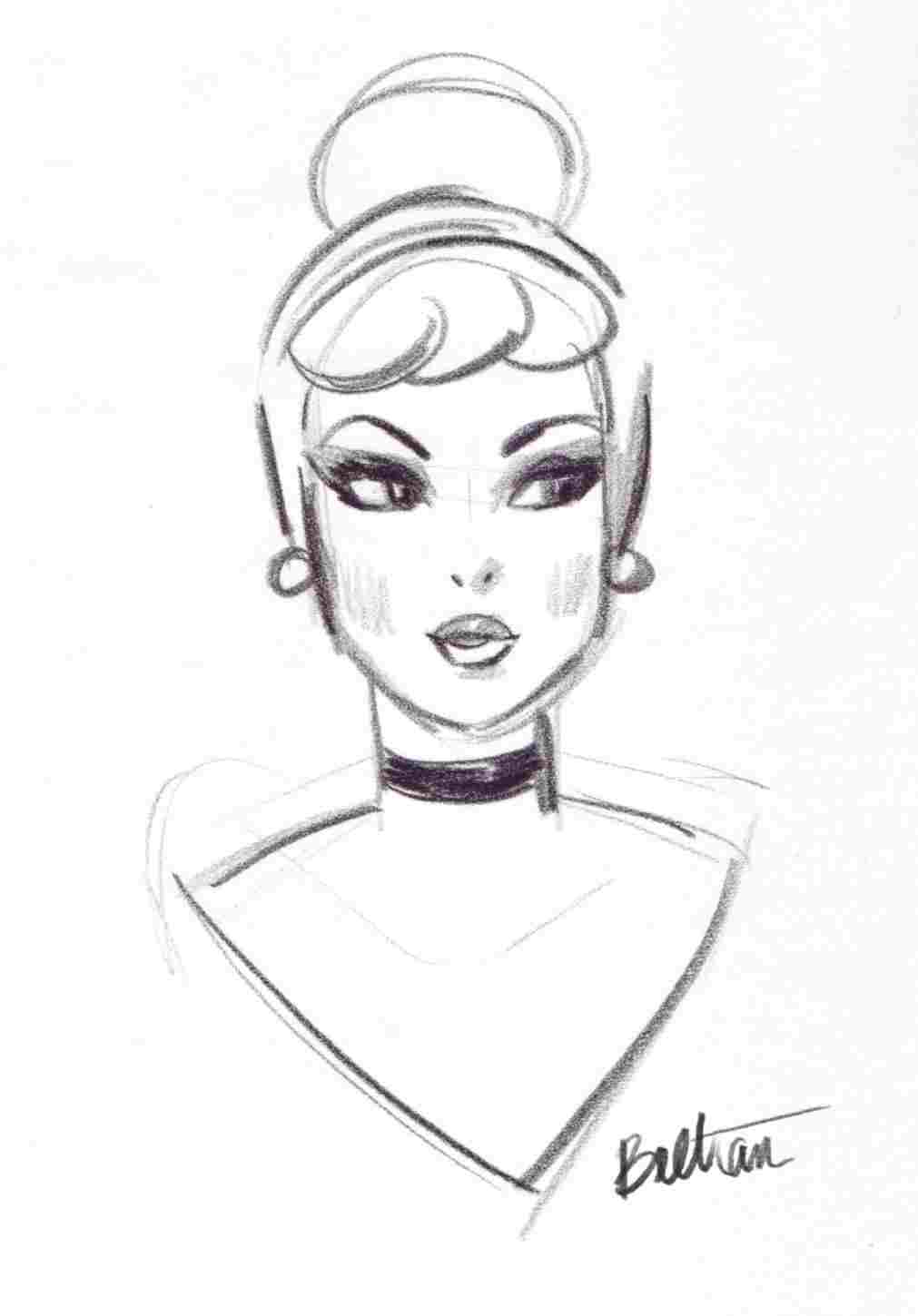 1011x1450 Sketch Of Cinderella Rhdrawingartpickscom Disney Princess Drawing - Disney Princess Drawing