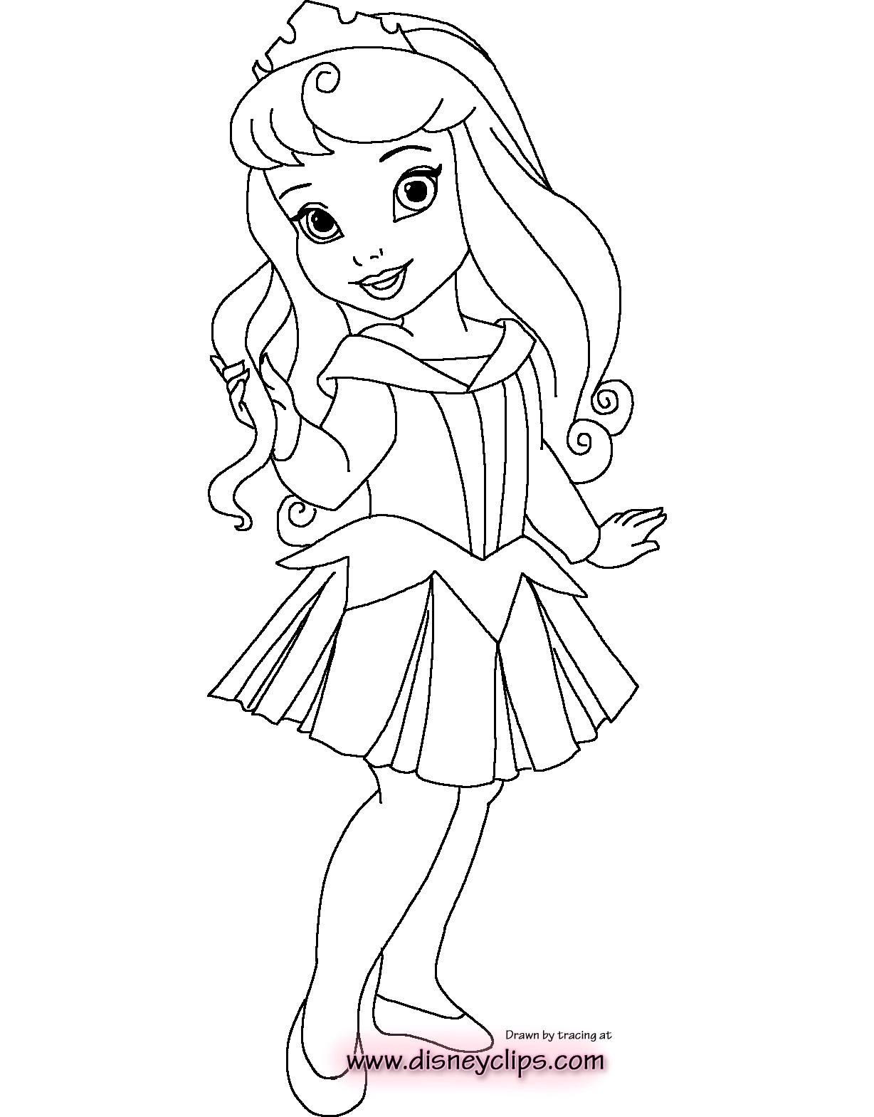 1228x1569 Baby Disney Princess Coloring Pages Drawing Pr D Girls - Disney Princess Drawing