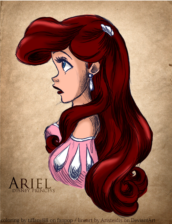 600x781 disney princess afbeeldingen ariel hd achtergrond and background - Disney Princess Drawings Ariel
