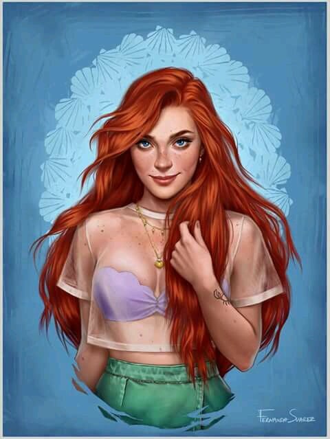 480x639 Disney Princess Drawing Ariel Follow - Disney Princess Drawings Ariel