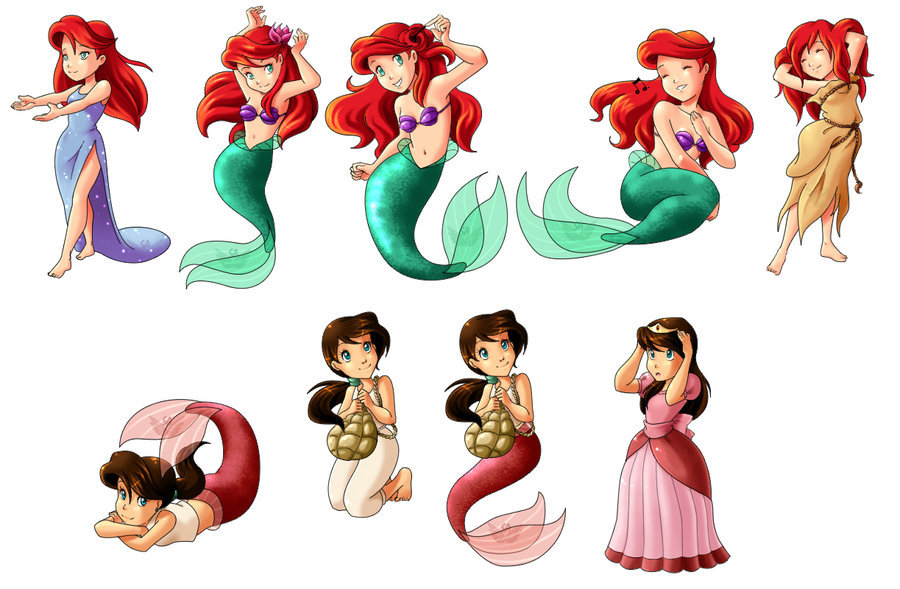 900x589 Ariel, Disney, Disney Princess, Draw, Little Mermaid - Disney Princess Drawings Ariel