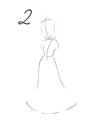 358x434 princess jasmine drawing tutorial step - Disney Princess Jasmine Drawing