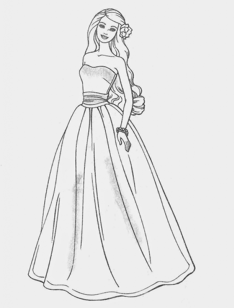 776x1024 Drawing Of A Princess Pencil Drawing Of Barbie Doll Of Disney - Disney Princess Pencil Drawing