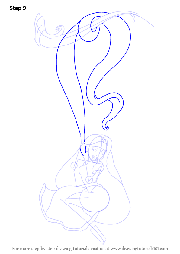 596x843 Learn How To Draw Rapunzel From Tangled - Disney Rapunzel Drawing