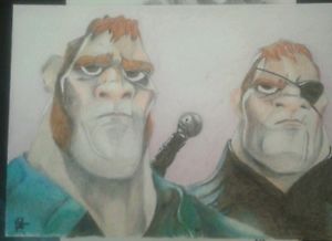 300x218 Tangled Color Pencil Drawingdisneyrapunzelkidsartwork Ebay - Disney Rapunzel Drawing