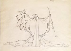 300x217 disney sleeping beauty full figure maleficent original - Disney Sleeping Beauty Drawing
