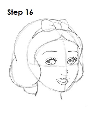 300x388 How To Draw Snow White - Disney Snow White Drawings