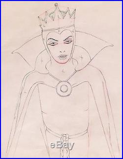 250x323 Rare Disney Snow White Seven Dwarfs Evil Queen Production - Disney Snow White Drawings