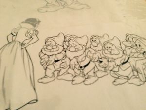 300x225 Disney's Snow White Dwarfs Consumer Products Drawings Ebay - Disney Snow White Drawings