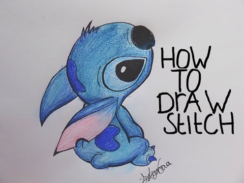 480x360 How To Draw Stitch - Disney Stitch Drawing