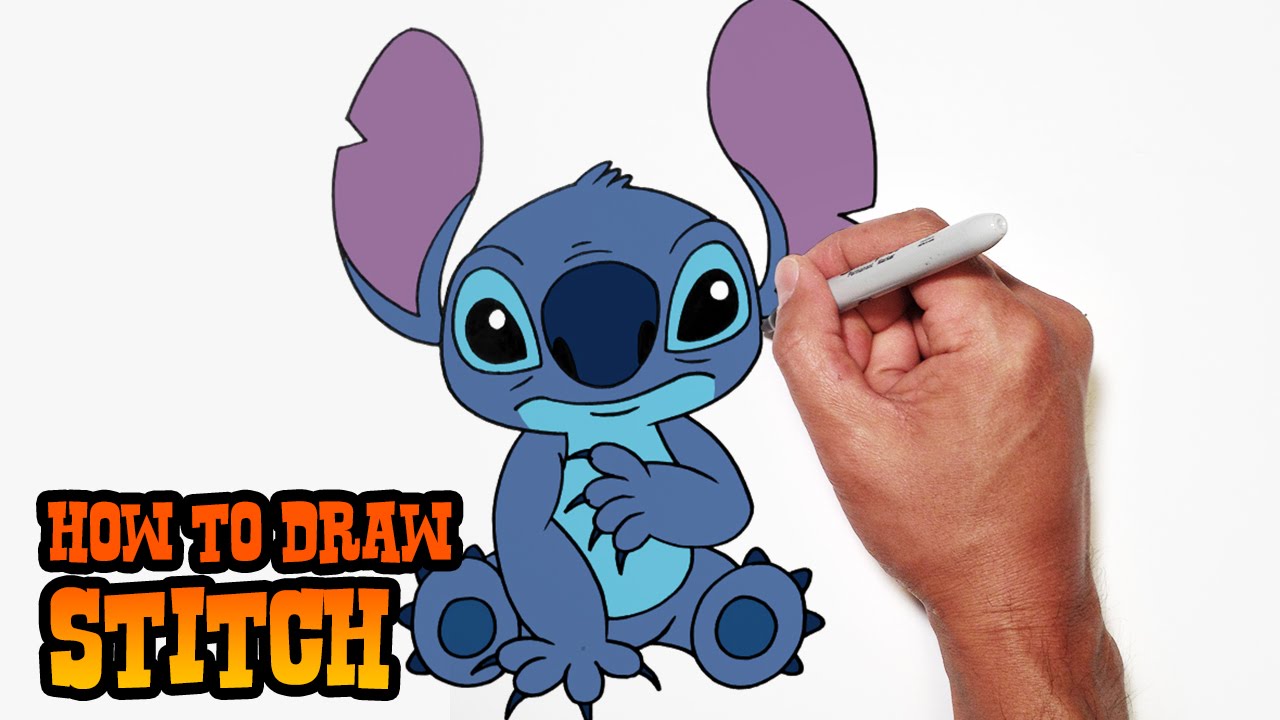 1280x720 how to draw stitch lilo and stitch - Disney Stitch Drawing