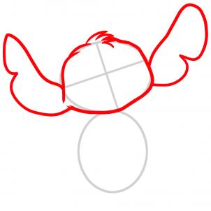 302x302 how to draw how to draw stitch from lilo and stitch - Disney Stitch Drawing