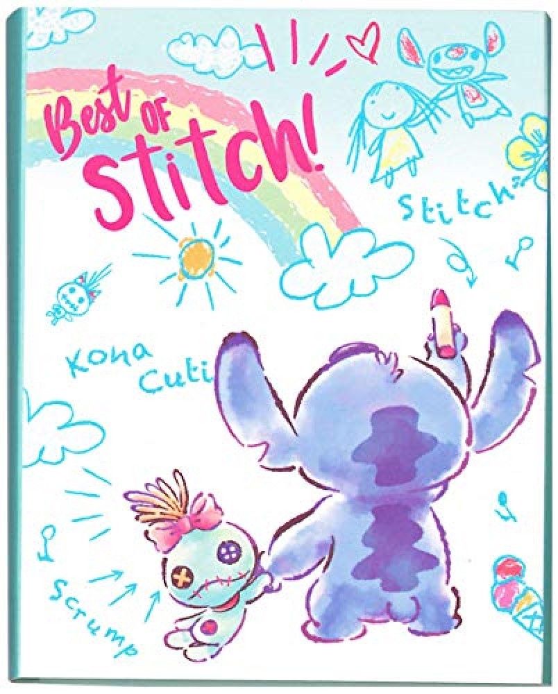 804x1000 new disney stitch delfino bookmark type sticky note drawing japan - Disney Stitch Drawing