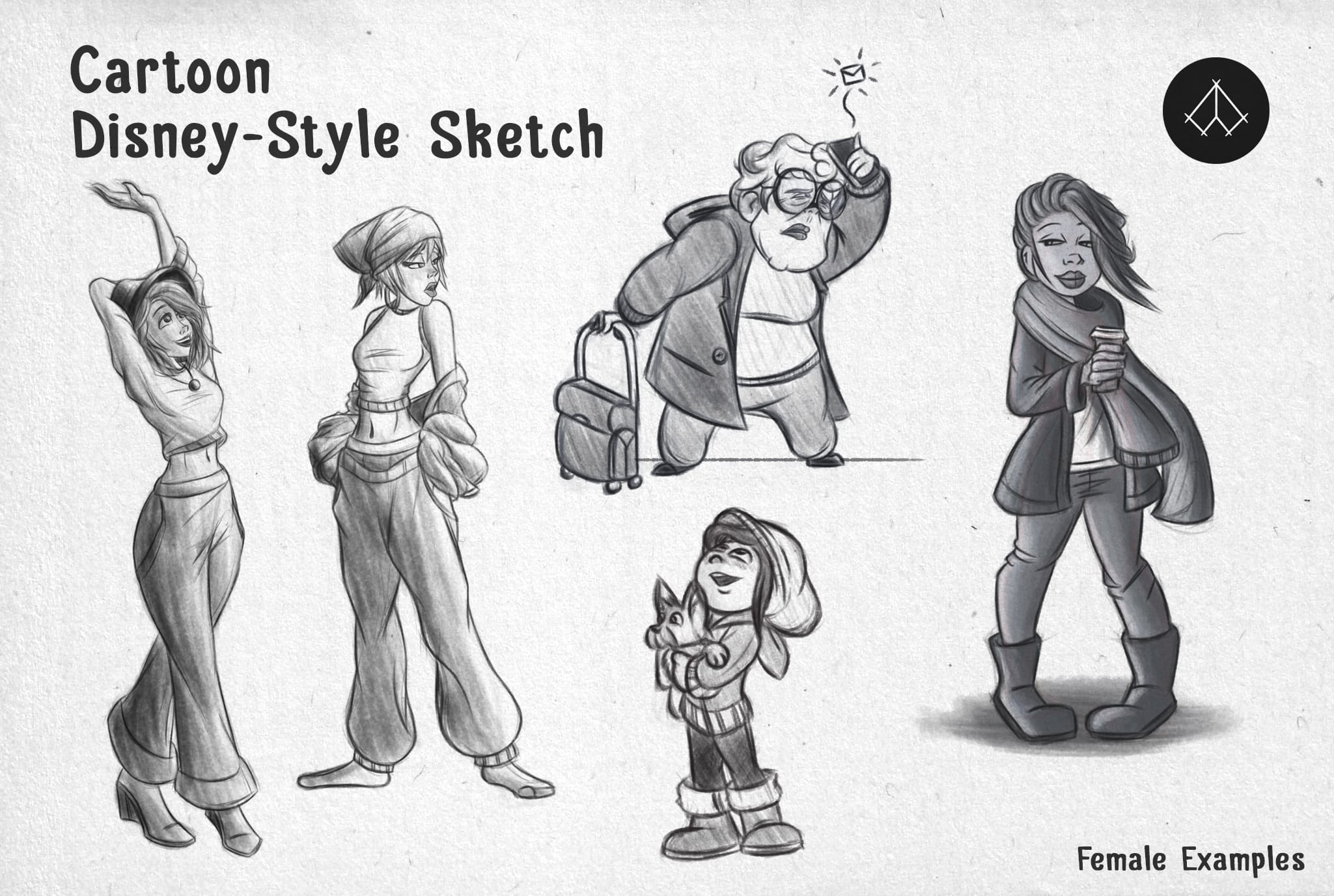 2049x1377 draw a cartoon disney style sketch - Disney Style Drawing