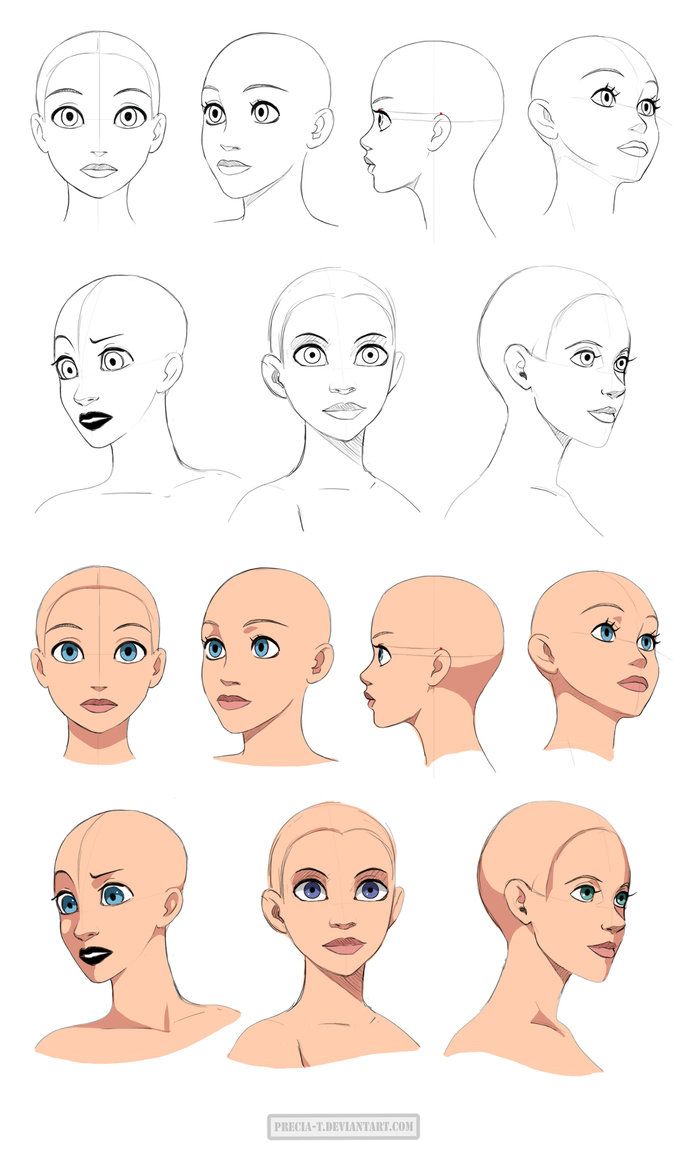 687x1163 human tutorials and refs disney style - Disney Style Drawing