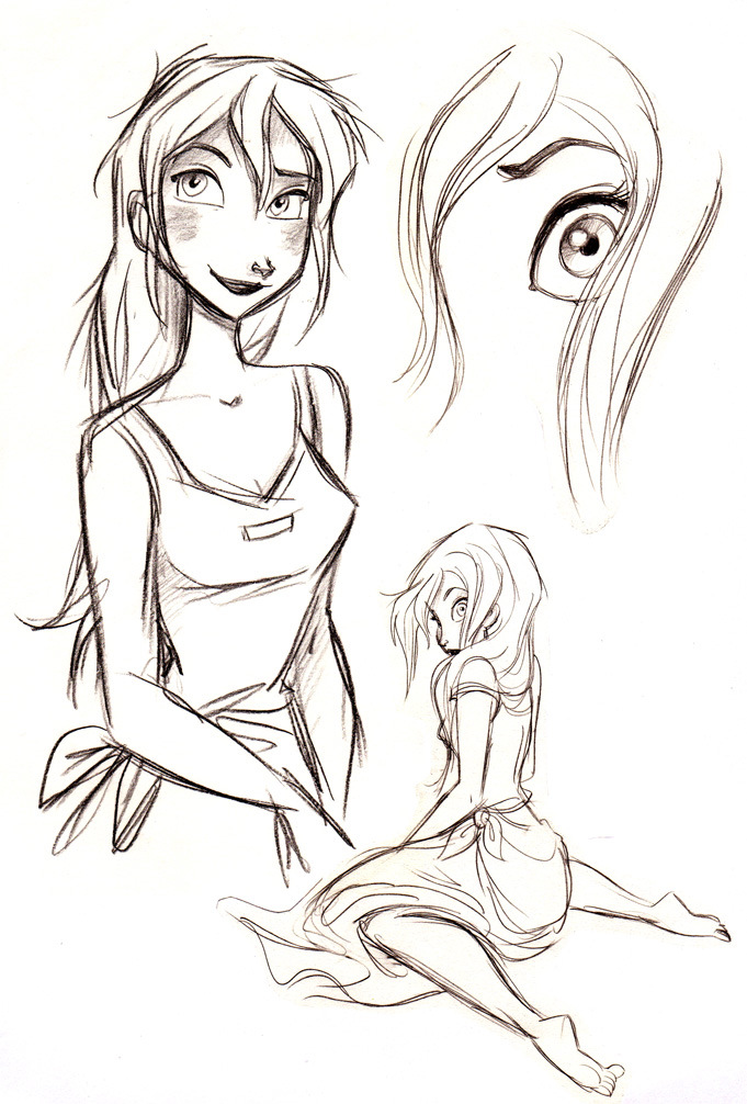 681x1006 gorgeous jane concept art - Disney Tarzan Drawing