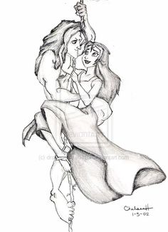 236x326 Best Tarzan - Disney Tarzan Drawing