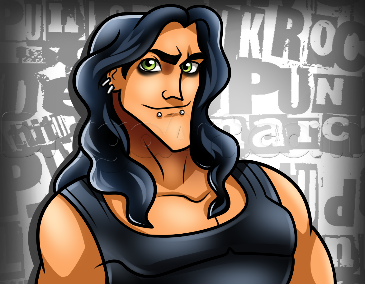 1172x914 Punk Tarzan Drawing Tutorial, Step - Disney Tarzan Drawing