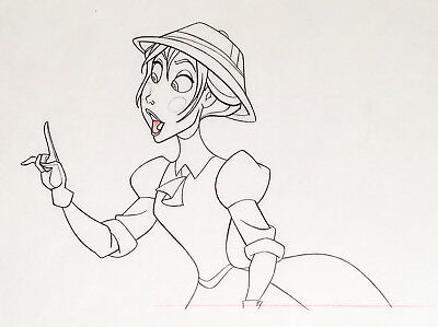 400x299 rare disney tarzan jane porter original production animation - Disney Tarzan Drawing