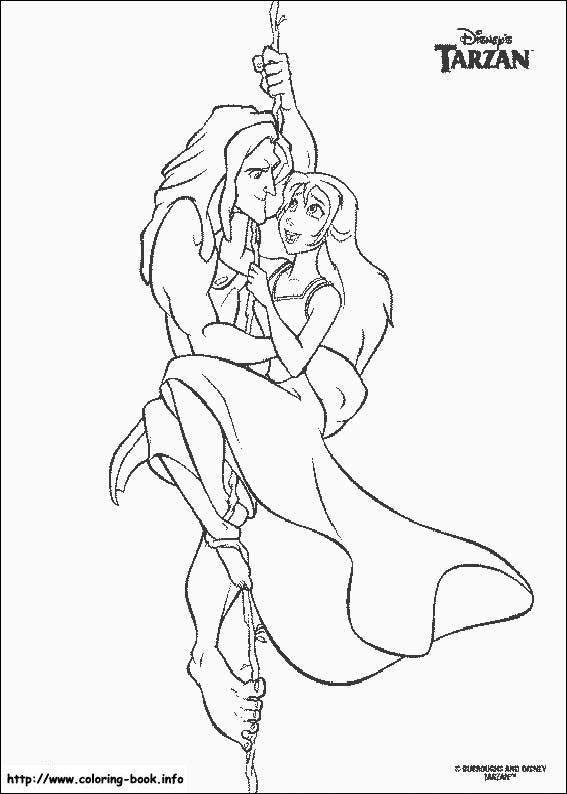 567x794 Tarzan Drawing Cartoon Christmas Disney For Free Download - Disney Tarzan Drawing