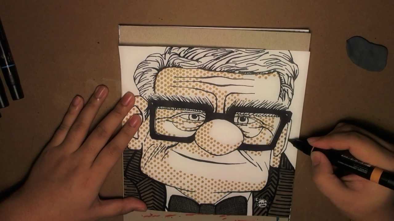 1280x720 Disney Series - Disney Up Drawing