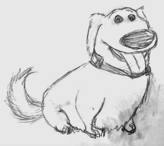 565x502 Fan Art Up! - Disney Up Drawing