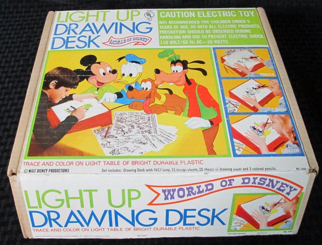 1024x781 Walt Disney Light Up Drawing Desk - Disney Up Drawing