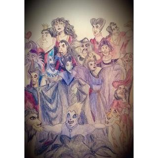 Disney Villains Drawings at PaintingValley.com | Explore collection of ...