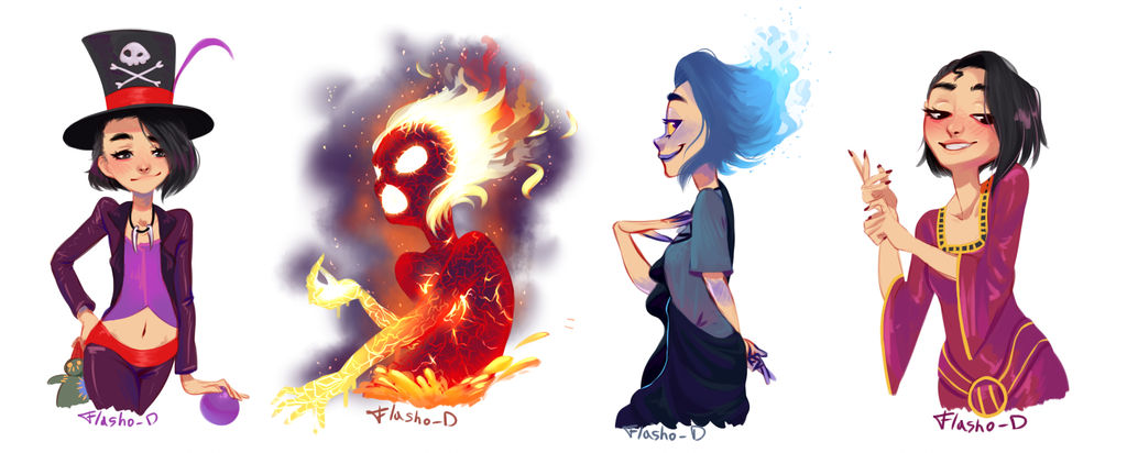 1024x412 draw yourself as a disney villain - Disney Villains Drawings