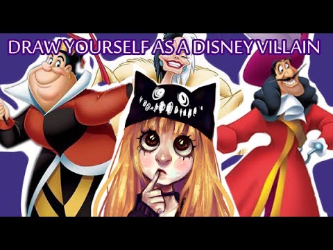 480x360 draw yourself as a disney villain - Disney Villains Drawings