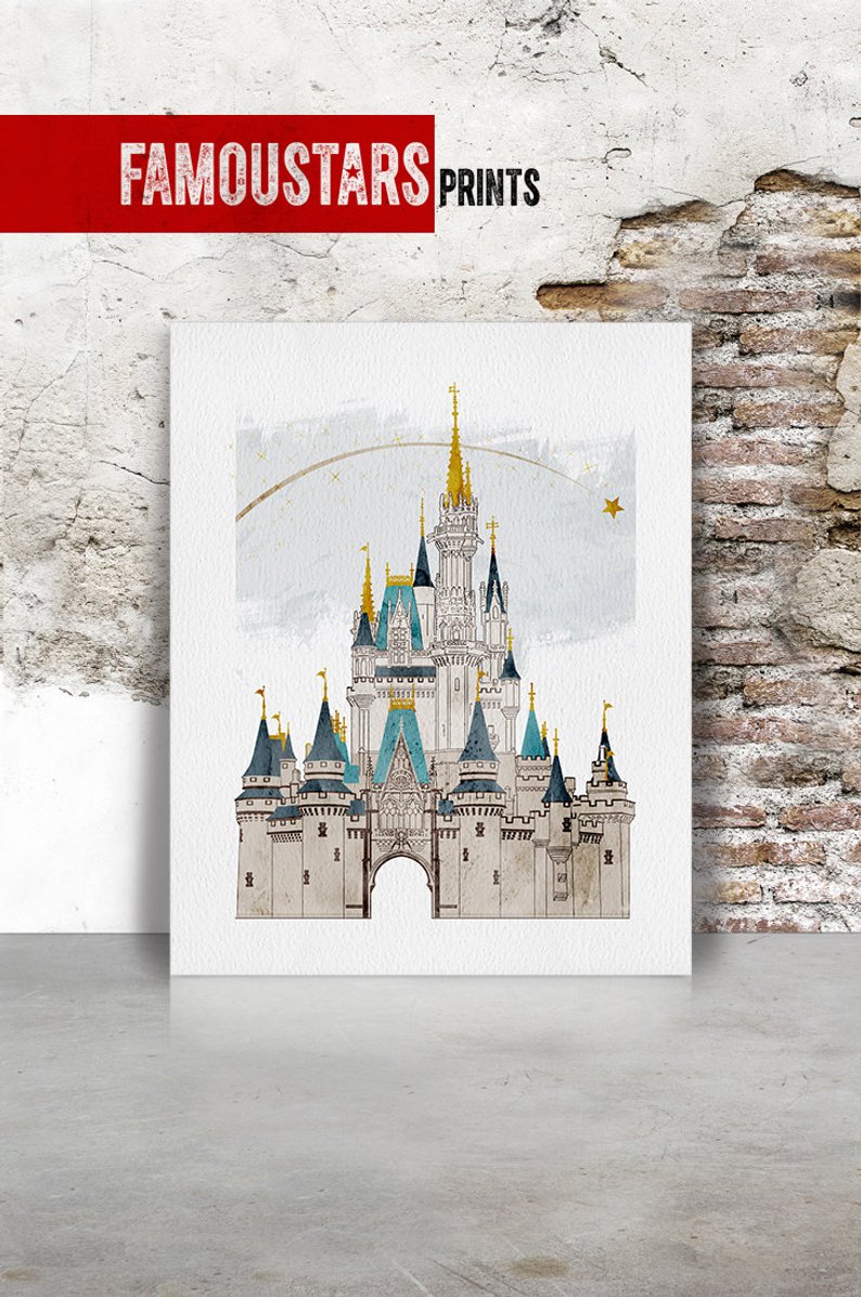 Disney World Castle Drawing at PaintingValley.com | Explore collection ...