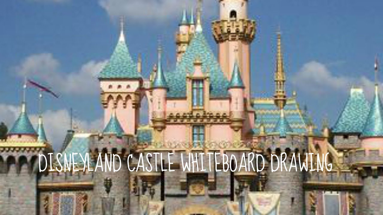 1280x720 Disneyland Castle White Board Drawing Rayne Belle - Disneyland Castle Drawing