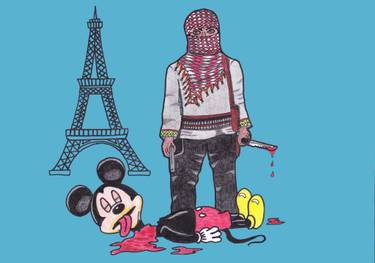 375x263 disneyland drawings for sale saatchi art - Disneyland Drawing