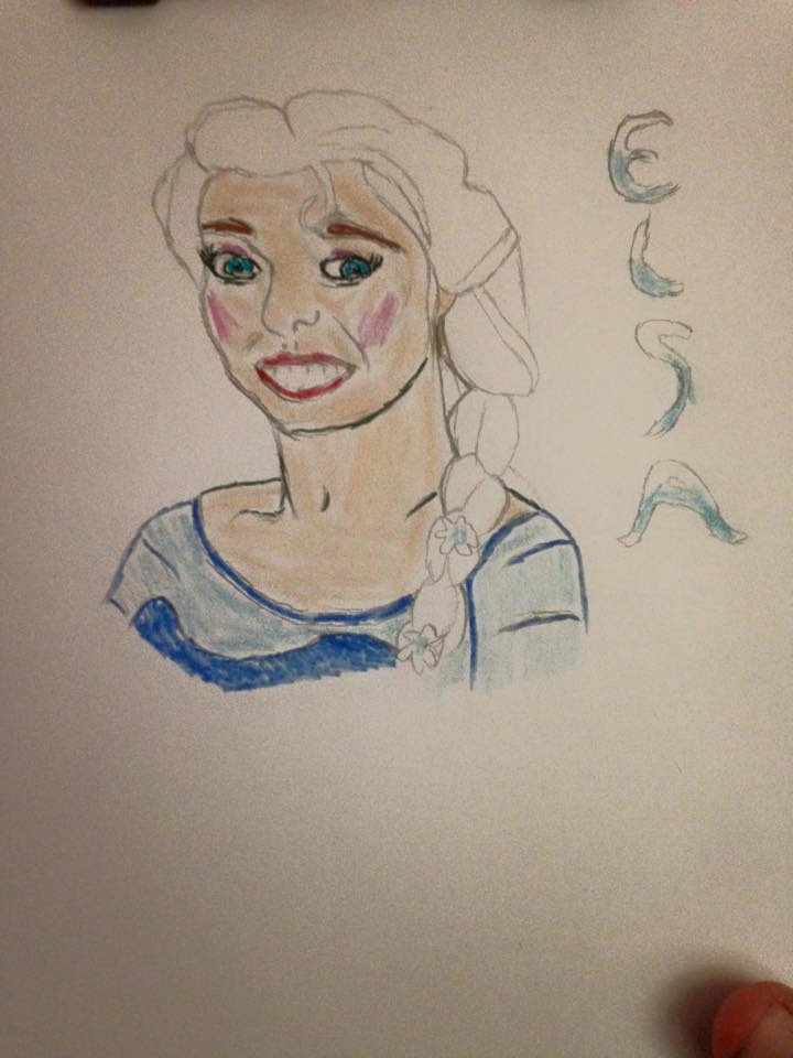 720x960 My Favorite Elsa - Disneyland Drawing