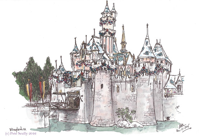 640x443 disneyland petescully - Disneyland Drawing
