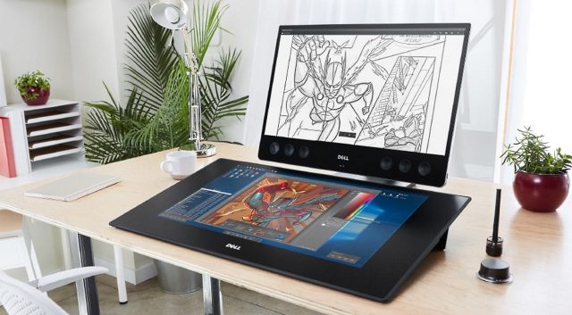 640x353 dell's inch canvas display undercuts surface studio, wacom - Display Drawing