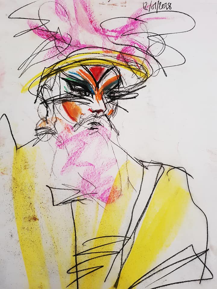 720x960 Diva Drawing Dr Sketchy's Anti Art School Melbourne - Diva Drawing