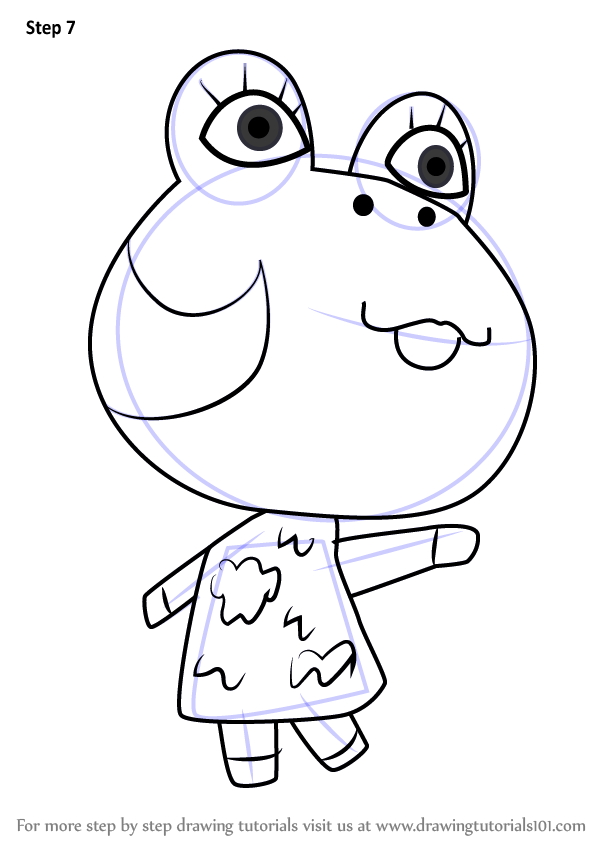 600x846 learn how to draw diva from animal crossing - Diva Drawing