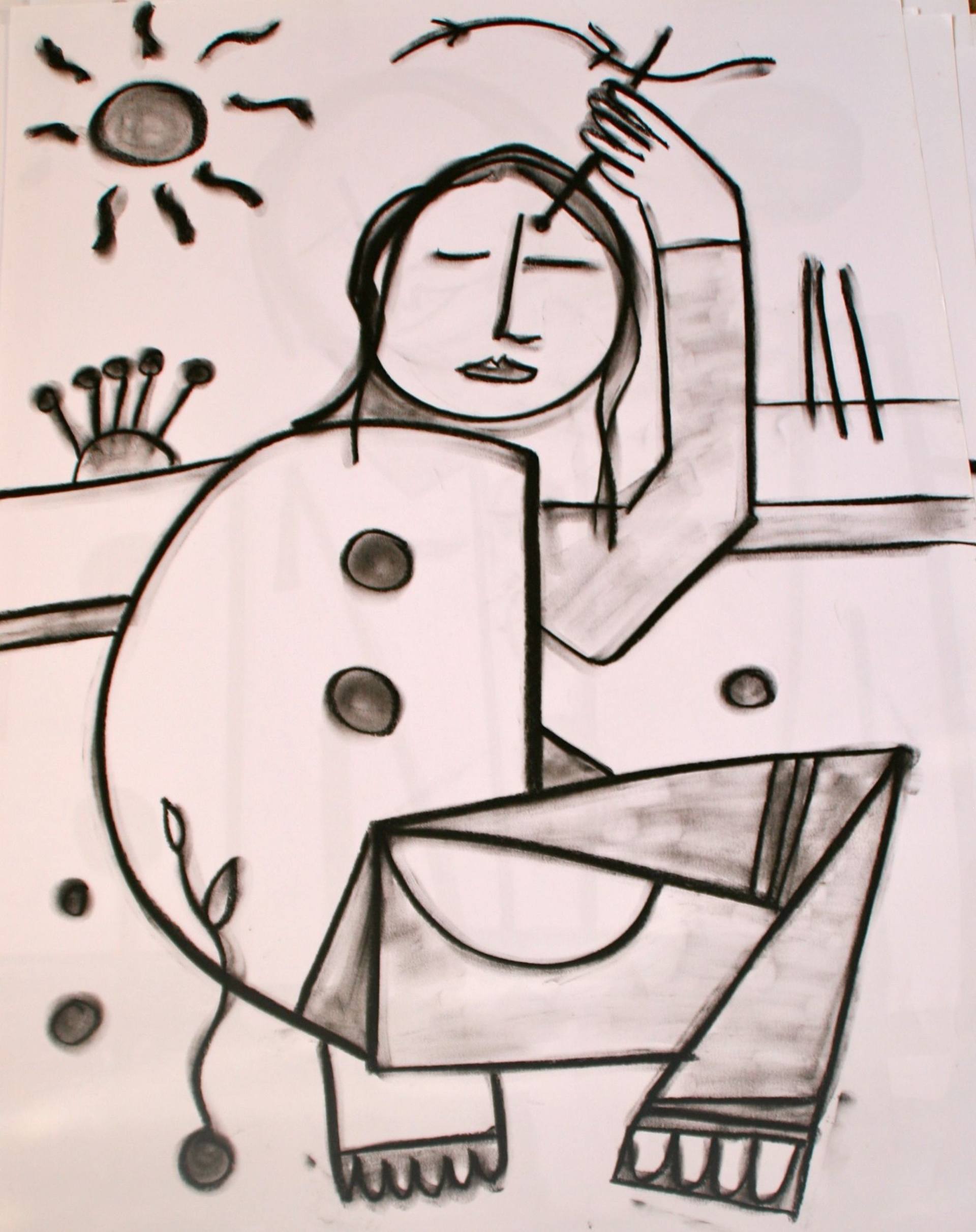 1920x2423 Moon Diva Drawing - Diva Drawing