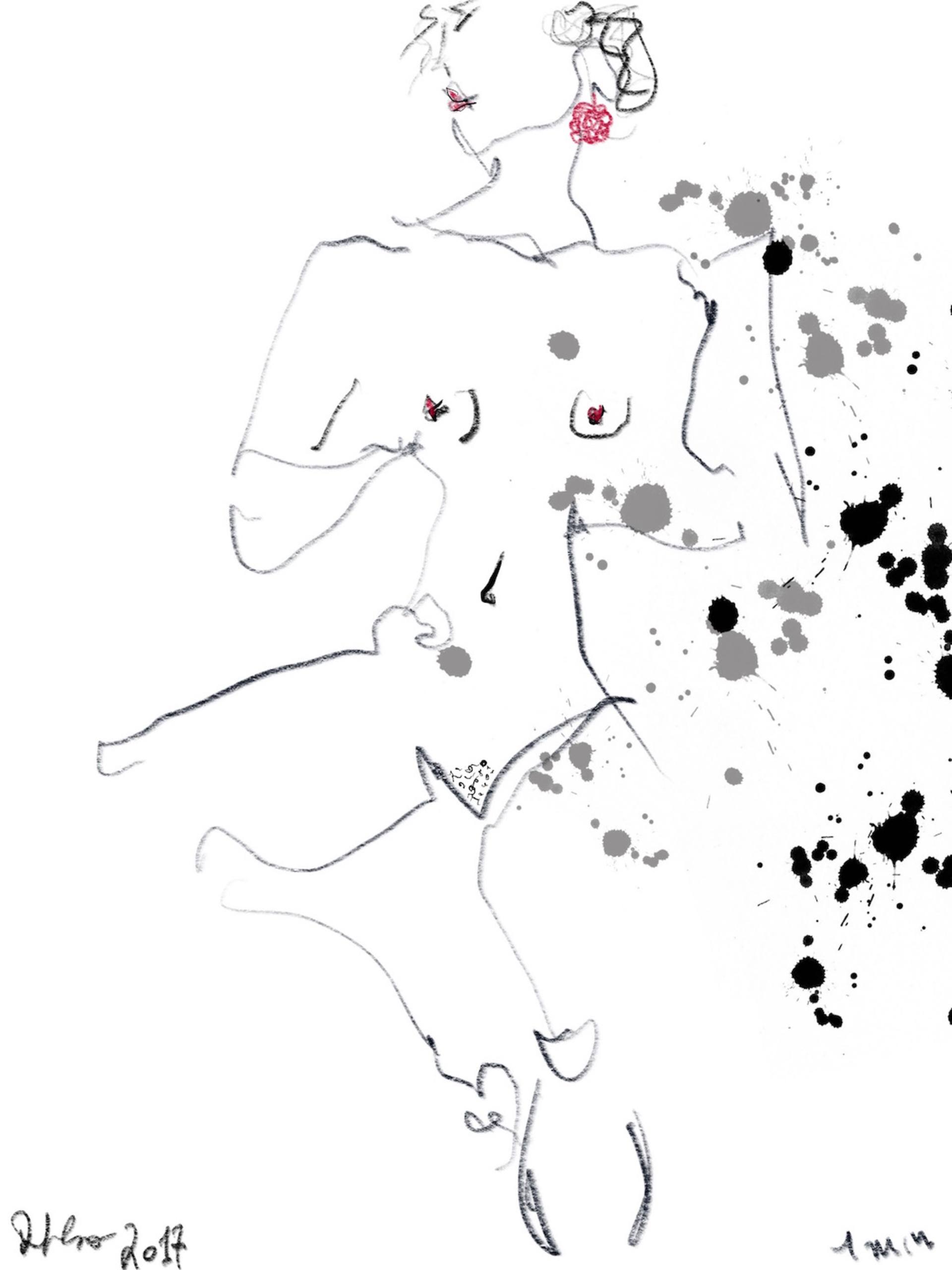 1920x2562 Saatchi Art Diva Series Drawing - Diva Drawing