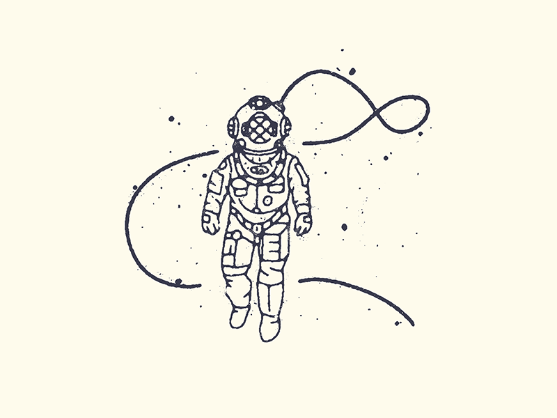 800x600 the diver - Diver Drawing