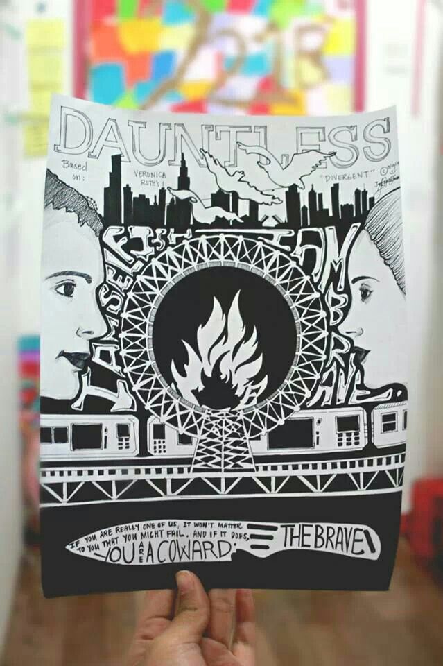 639x960 Awesome Drawing - Divergent Drawings