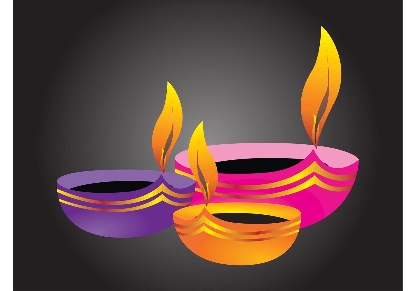 1400x980 diwali lamp drawing images diwali greeting cards - Diwali Lamp Drawing