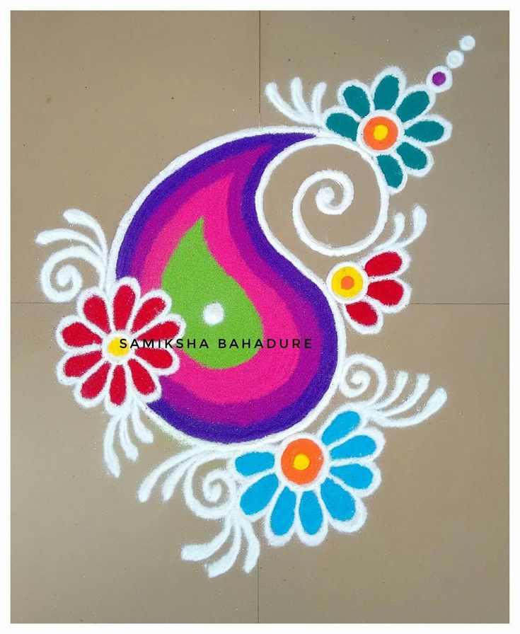 735x896 rangoli inspirations rangoli designs diwali - Diwali Rangoli Drawing
