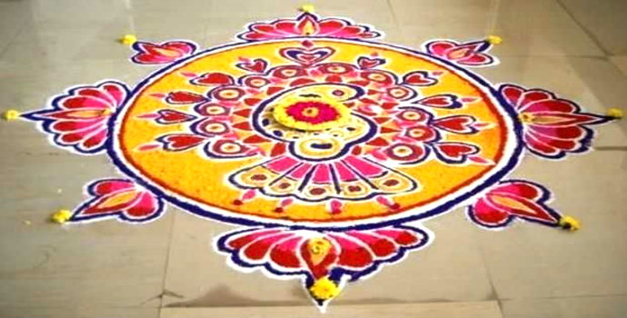 690x350 most beautiful rangoli designs for diwali - Diwali Rangoli Drawing