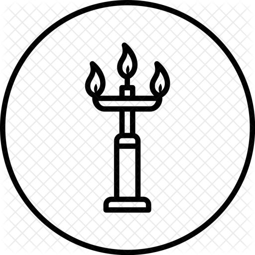 512x512 Drawing Candle Diya Transparent Png Clipart Free Download - Diya Drawing