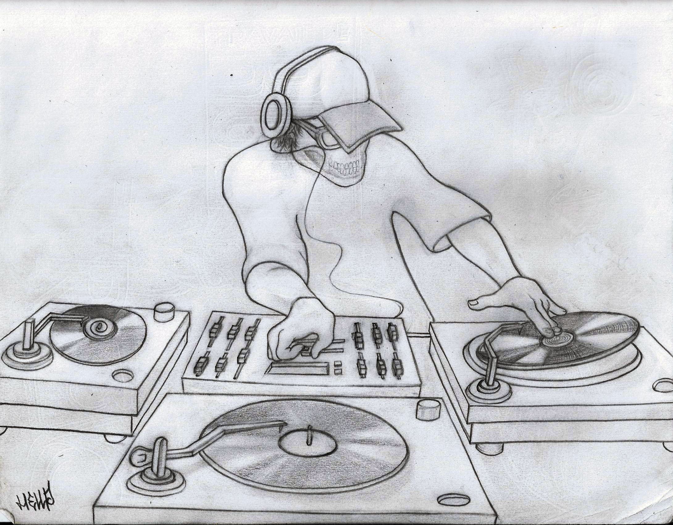 Dj Drawing at PaintingValley.com | Explore collection of Dj Drawing